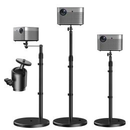 5 Core Projector Stand Height adjustable 28"-52" Tall Floor Stands w 3 Mounting Options 360° Rotatable Ball Head Heavy Duty Multipurpose Soporte Para