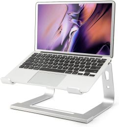 Laptop Stand; Computer Stand for Laptop; Aluminium Laptop Riser; Ergonomic Laptop Holder Compatible with MacBook Air Pro; Dell XPS; More 10-17 Inch La