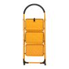 3 Step Ladder Folding Step Stool, Anti-Slip with Rubber Hand Grip, Portable Home and Kitchen Anti-Slip Stepladder, RT