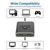 HDMI Switch 4K HDMI Splitter; 2 Input 1 Output Or 1 In 2 Out; Supports 4K 60Hz 3D HD 1080P For PC Monitor; Projector; Blu-Ray Player; TV Stick; Switch