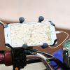 Motorcycle Handlebar Mount Holder with USB Charger for cellphones