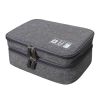 Waterproof Multi-Function Digital Package Headphone Storage Box Cable Organizer Bag USB Storage Bag Cable Cord Organizer Bag Cable Organizer Travel Ba