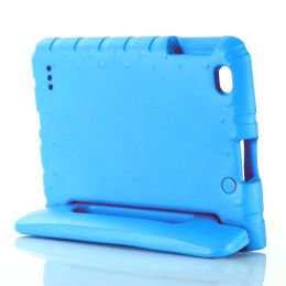 Tablet Case, Shockproof Kids Case for Onn 8Inch 2019/2020, Child Protector Cover with Handle and Stand (Color: Blue)