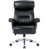 High Back Executive Office Chair 300lbs-Ergonomic Leather Computer Desk Chair , Thick Bonded Leather Office Chair for Comfort and Lumbar Support, Adju