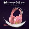 US Gaming Headset 7.1 Channel Headphones RGB for PC Laptop PS4 Computer Music