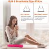 4Pcs Chair Cushion Pads Pillow Soft Tie On Square Sitting Mats For Home Office Car Sitting Travel