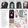 Field First Aid Kit (IFAK) | 44 Piece | Compact Personal First Aid Kit | Backpacking;  Camping;  Emergency;  Travel;  Tactical;  Go Bag;  Bug Out Bag;