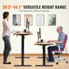 VEVOR Height Adjustable Desk, 3-Key Modes Electric Standing Desk, Whole Piece Desk Board, Sturdy Dual Metal Frame, Max. Loading 180 LBS Computer Sit S