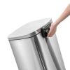13.2 Gallon Trash Can, Rectangular Step On Kitchen Trash Can